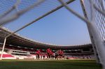 Suasana Gembira Latihan Timnas Indonesia U-17 Jelang Piala Dunia U-17 di Stadion Utama Gelora Bung Karno