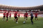 Suasana Gembira Latihan Timnas Indonesia U-17 Jelang Piala Dunia U-17 di Stadion Utama Gelora Bung Karno
