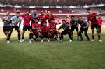 Suasana Gembira Latihan Timnas Indonesia U-17 Jelang Piala Dunia U-17 di Stadion Utama Gelora Bung Karno
