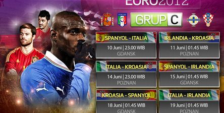 Jadwal Euro 2012 Grup C