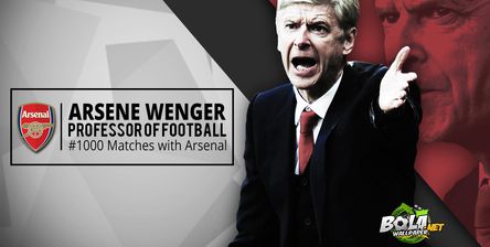 1000 Laga Arsene Wenger