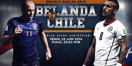 Belanda vs Chile