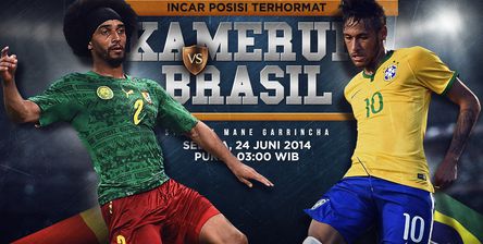 Kamerun vs Brasil