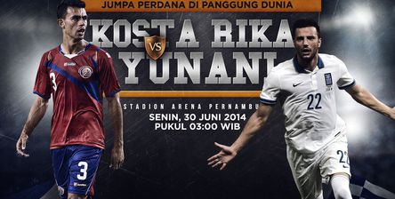 Kosta Rika vs Yunani