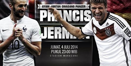 Prancis vs Jerman