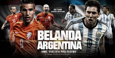 Belanda vs Argentina