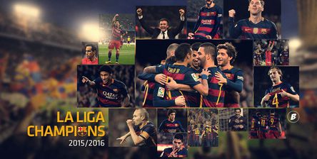 Barcelona Juara La Liga 2015/201