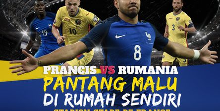 Prancis vs Rumania