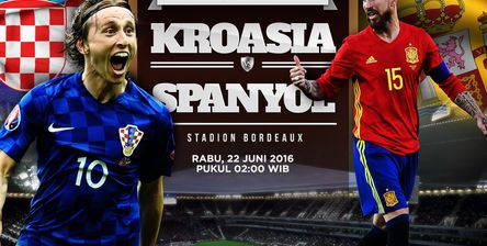 Kroasia vs Spanyol