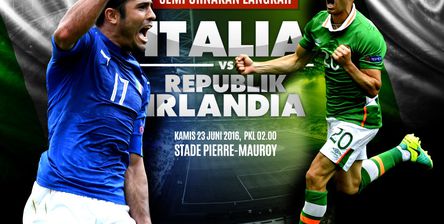 Italia vs Republik Irlandia