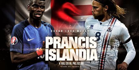 Prancis vs Islandia