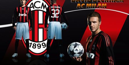 D BECKHAM AC MILAN
