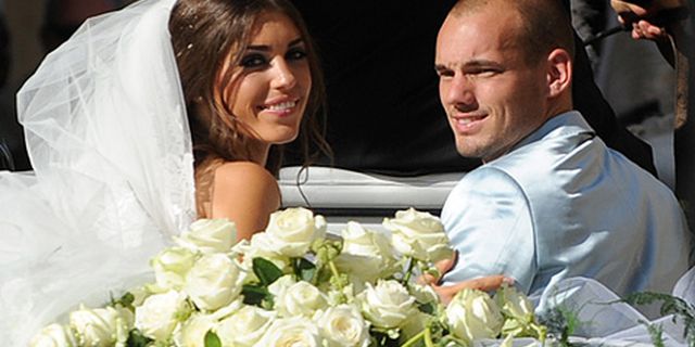 Wesley Sneijder Menikah di Italia Wesley Sneijder Menikah di Italia