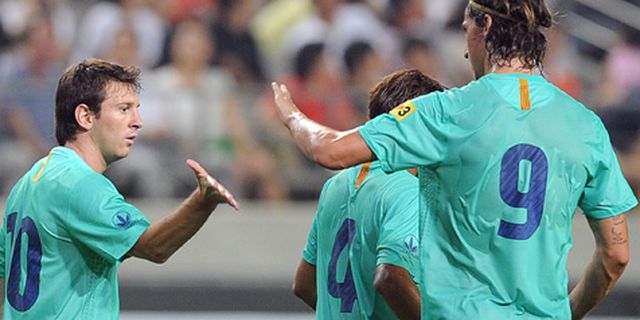 Review: 2 Gol Messi Antar Barca Menang di Korea Review: 2 Gol Messi Antar Barca Menang di Korea