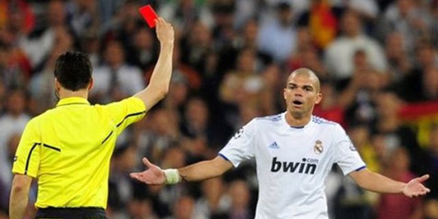 Pepe, Kartu Merah Kelima Mourinho vs Barca