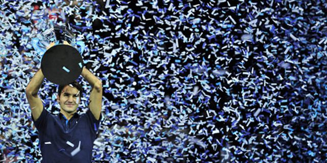 Taklukkan Tsonga, Federer Cetak Rekor Gelar ATP Taklukkan Tsonga, Federer Cetak Rekor Gelar ATP