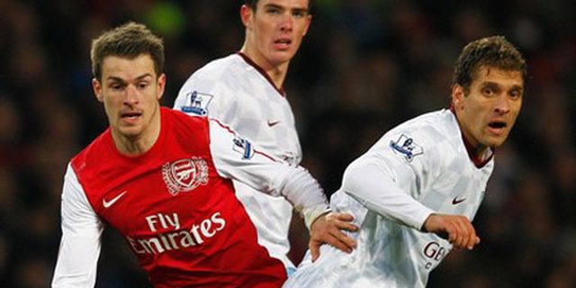 Ramsey Optimis Menang di San Siro Ramsey Optimis Menang di San Siro