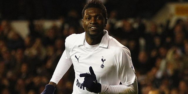 Adebayor Optimis Tampil Lawan Arsenal Adebayor Optimis Tampil Lawan Arsenal