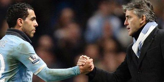 Mancini Sudah Berdamai Dengan Tevez Mancini Sudah Berdamai Dengan Tevez