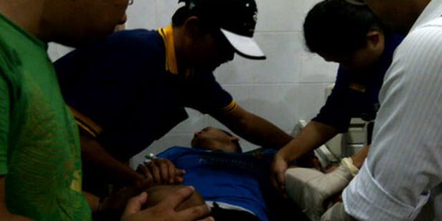 Kiper Deltras, Wawan Hendrawan Patah Tangan