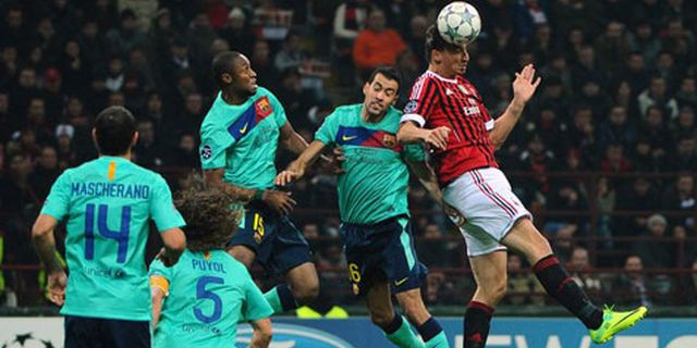 Lawan Barcelona, Sejarah Berpihak Pada Milan