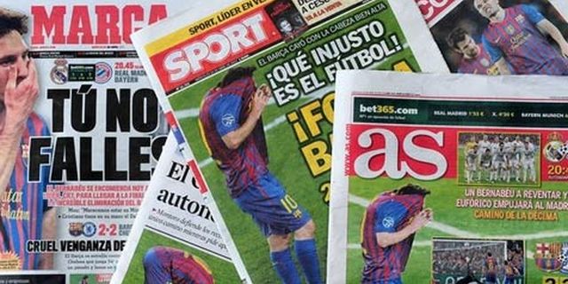 Reaksi Media Spanyol Atas Tersingkirnya Barca Reaksi Media Spanyol Atas Tersingkirnya Barca