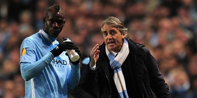 Mancini: Tak Ada Barter Balotelli-Ibrahimovic