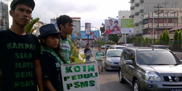 Fans Kumpulkan Koin Bantu Keuangan PSMS Fans Kumpulkan Koin Bantu Keuangan PSMS