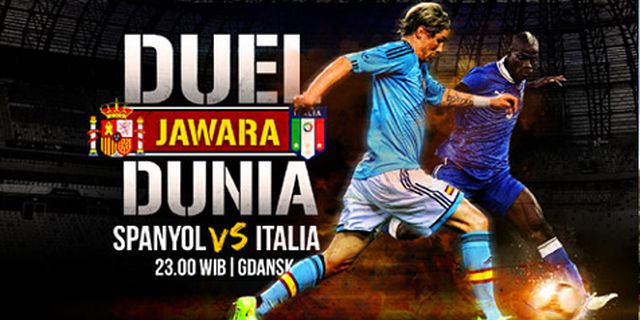 Data dan Fakta: Spanyol vs Italia