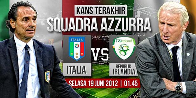 Data dan Fakta: Italia Versus Republik Irlandia