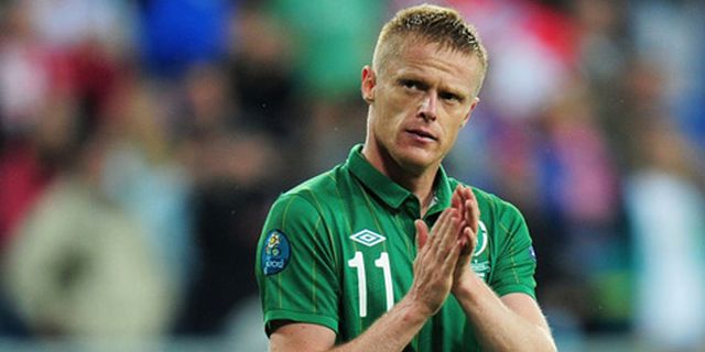 Damien Duff Jadi Kapten Irlandia di Laga ke-100-nya
