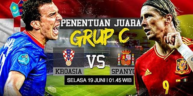 Line-up: Kroasia vs Spanyol