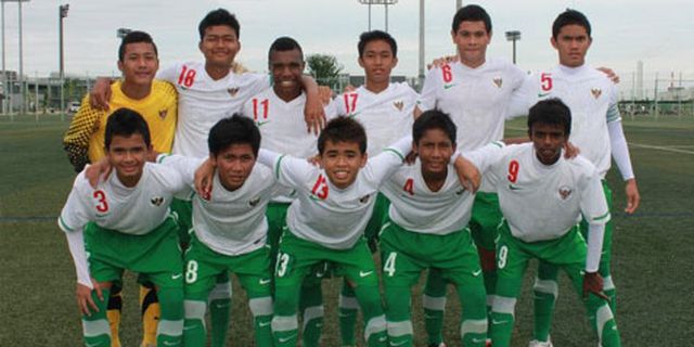 Timnas U-14 Gelontor Gawang Brunei Lima Gol Tanpa Balas