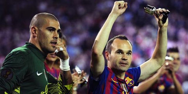 Valdes: Ballon d'Or? Casillas Layak, Iniesta Lebih Layak