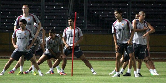 Valencia FC Gelar Latihan Kedua di GBK