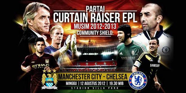 Chelsea Bidik City di Community Shield