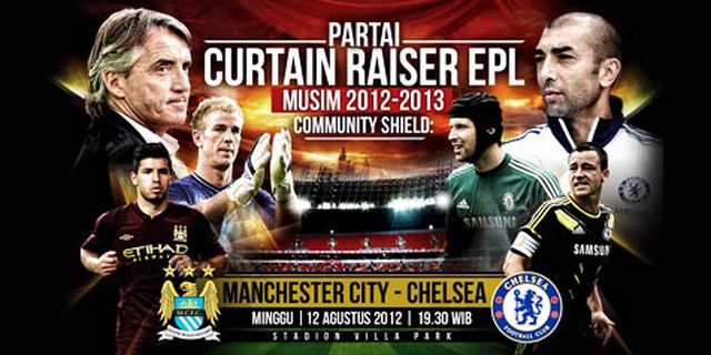 Preview: City vs Chelsea, Trofi Pembuka Musim