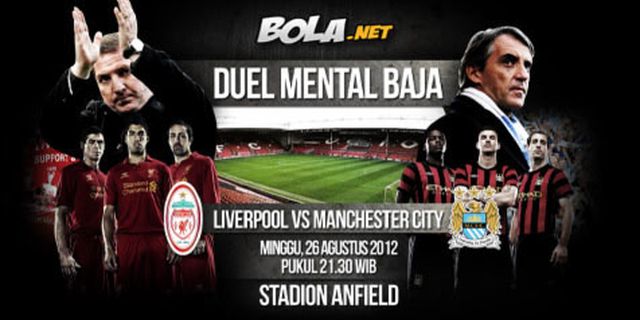 Preview: Liverpool vs Manchester City, Duel Mental Baja