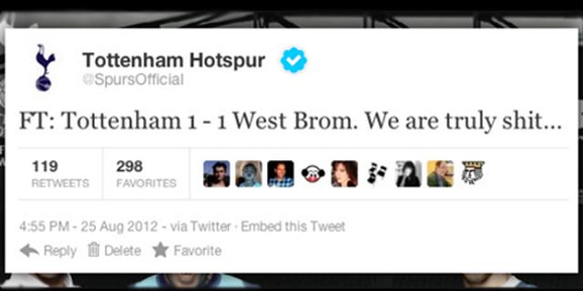 Spurs Luapkan Amarah Via Akun Twitter