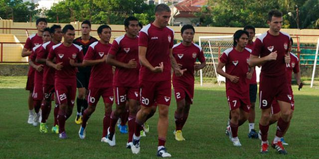 Pemain PSM Makassar Kangen Latihan