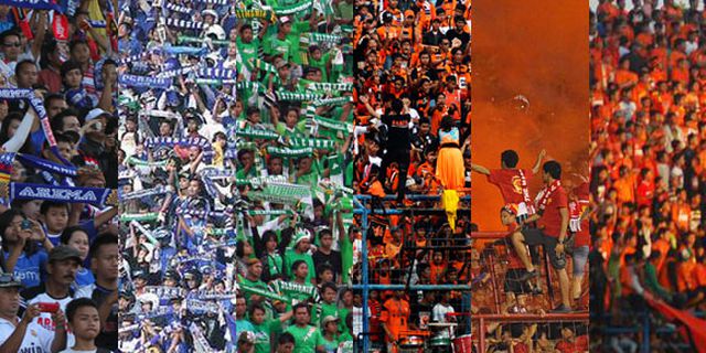 6 Kelompok Suporter Fanatik Klub Sepak Bola Indonesia