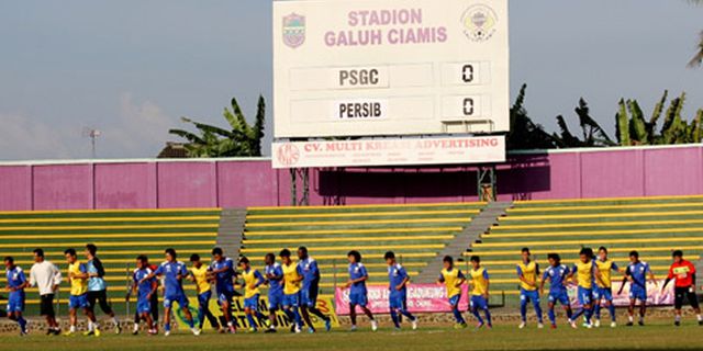 Panpel PSGC vs Persib Sebar 20 Ribu Tiket