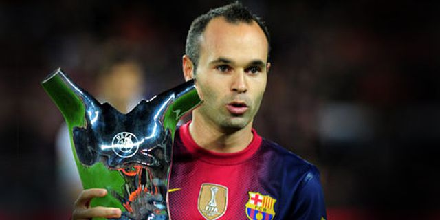 Saat Iniesta Cetak Gol, Barca Tak Pernah Kalah