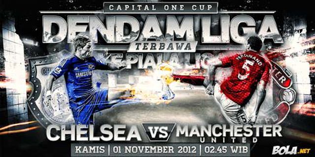 Data dan Fakta Capital One Cup: Chelsea vs Man United