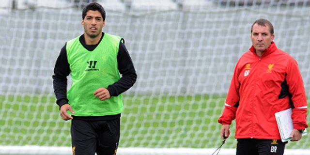 Rodgers Beruntung Miliki Suarez di Liverpool Rodgers Beruntung Miliki Suarez di Liverpool