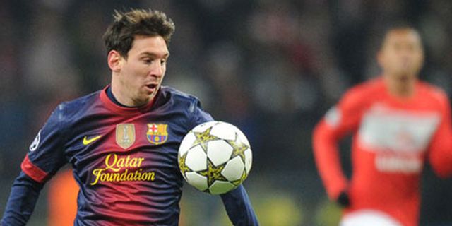 Messi Tak Pikirkan Rekor Gol Muller