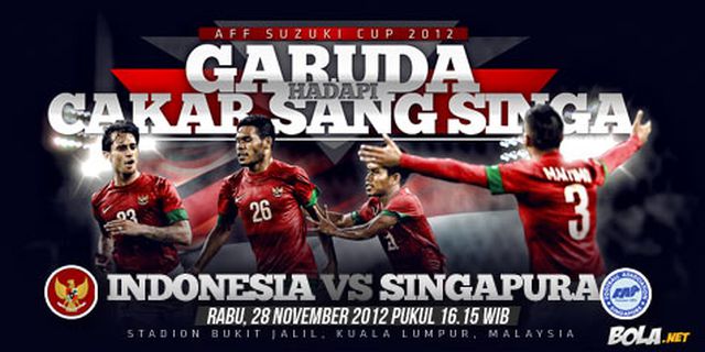 Preview: Indonesia vs Singapura, Misi Berat Garuda