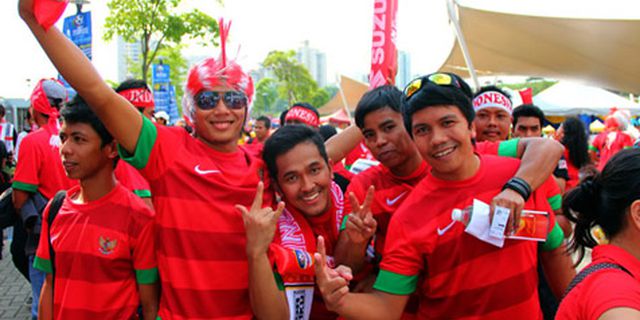 Suporter Merah Putih Mulai Padati Stadion Bukit Jalil