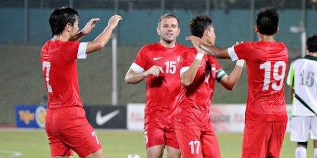 Piala AFF: Kalahkan Laos, The Lions ke Semifinal