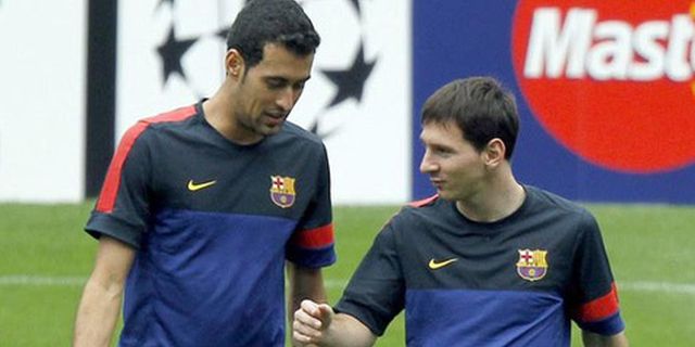 Busquets: Messi Pemain Terbaik di Dunia!